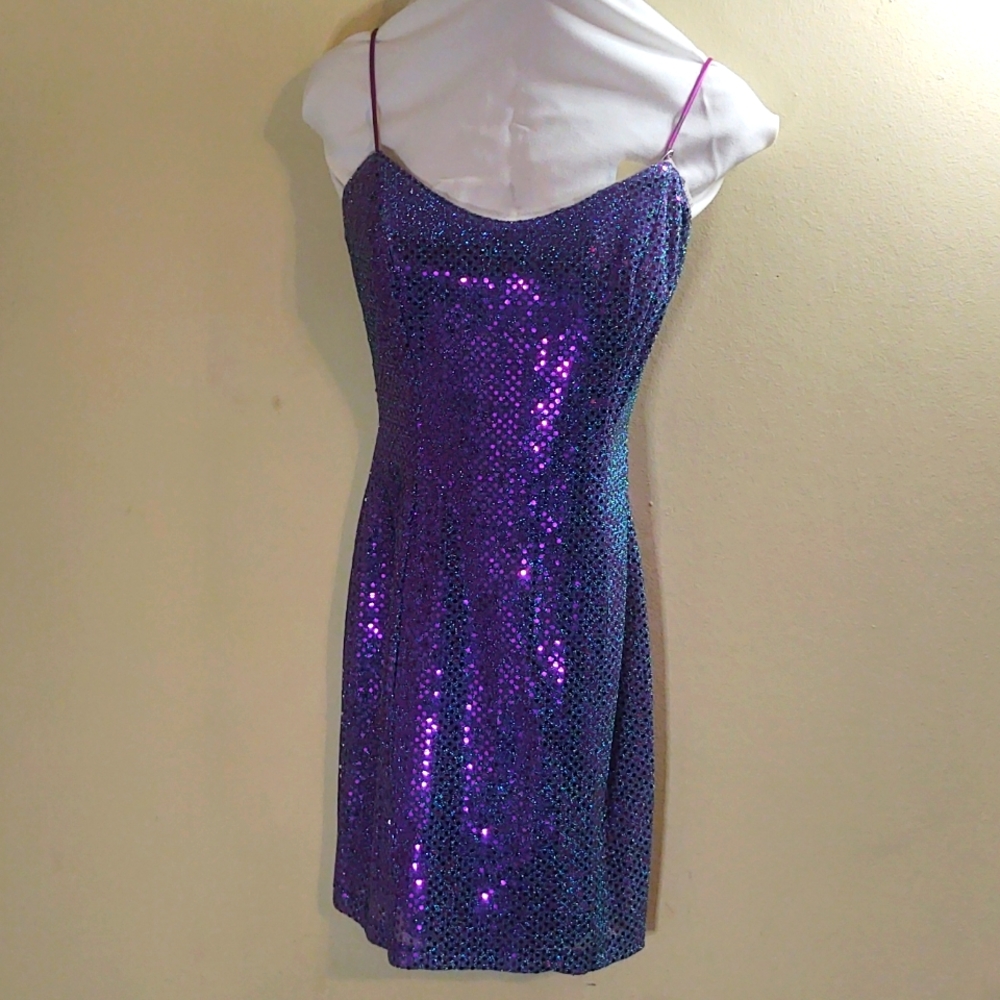 Vintage shimmer party dress.